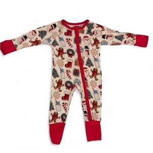 Emerson and Friends Holiday Print Kids Footie Pajamas